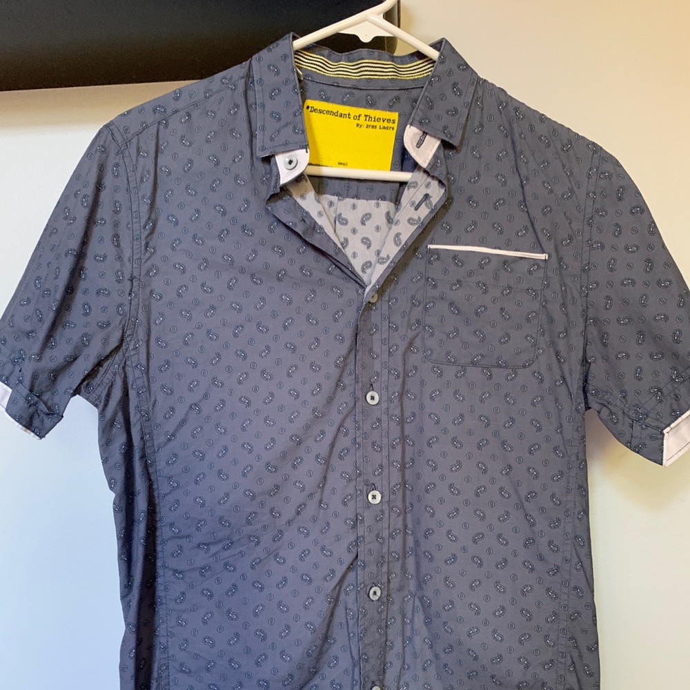 Descendant of Thieves Short Sleeve Button Down